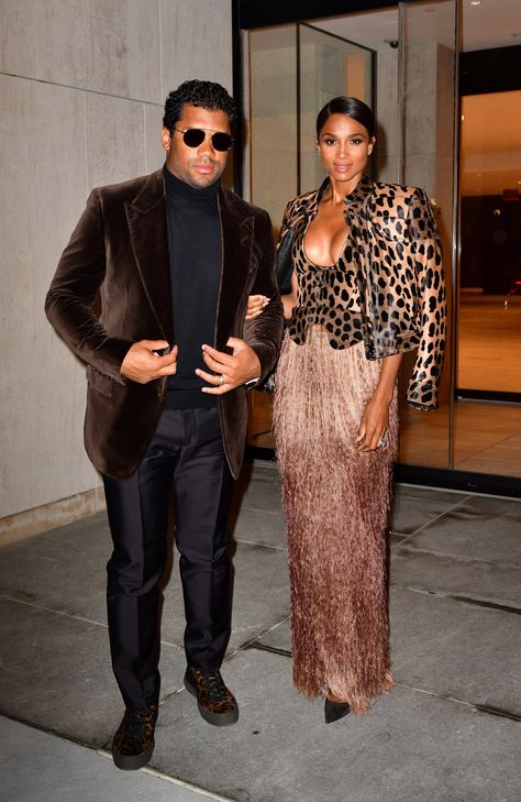 Ciara and Russell Wilson Just Raised the Bar on Couples Style - Vogue Ciara Street Style, Ciara Style, Ciara Hair, Ciara Wilson, Couples Style, Ciara And Russell Wilson, Ciara And Russell, Russell Wilson, Famous Couples