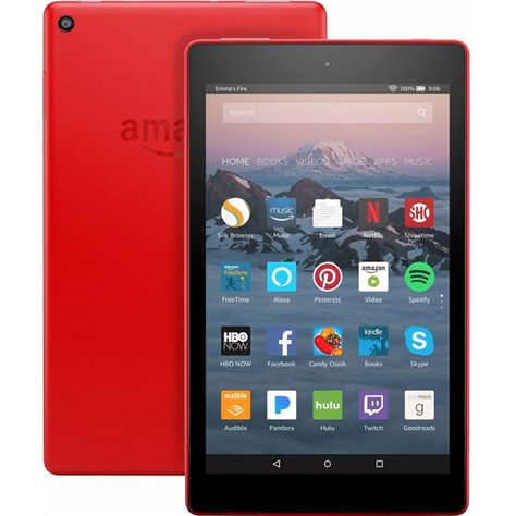 Fire HD 8 Tablet with Alexa, 8" HD Display, 16 GB, Punch Red - with Special Offers >>> For more information, visit image link. (This is an affiliate link) #AmazonDevicesAccessories Amazon Fire Tablet, Latest Ipad, Tablet Amazon, Amazon Electronics, Polarizing Filter, Fire Tablet, Amazon Devices, Fire Hd, Amazon Fire