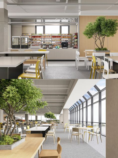 Canteen Interior, Modern Canteen Design, Luxury Canteen Design, School Canteen Architecture, Canteen Design, Office Canteen, Tainan, Reception Design, Modern Hotel