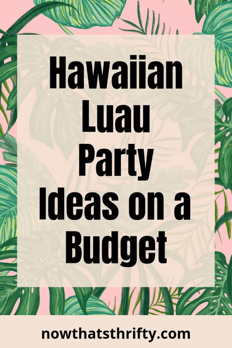 Are you looking to have a Hawaiian luau party? Check out these budget-friendly Hawaiian party ideas. #hawaiianparty #hawaiianpartydecorations #luauparty #partythemes #partyideas Hawaiian Office Party, 50th Birthday Luau Party Ideas, Hawaiian Themed Engagement Party, Hawaiian Theme Anniversary Party, Hawaiian Party Ideas For Adults, Cheap Luau Party Ideas, Luau Party Ideas For Adults Decoration, Easy Luau Decorations, Hawaiian Party Theme Ideas