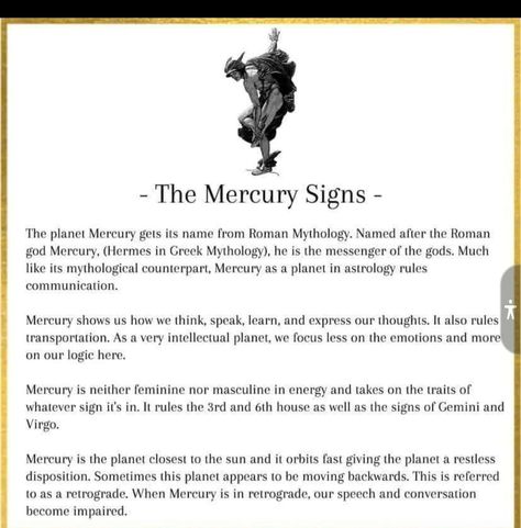 Mercury God, Capricorn Mercury, Mercury Sign, Physical Space, Roman Mythology, Greek Mythology, Astrology, Planets