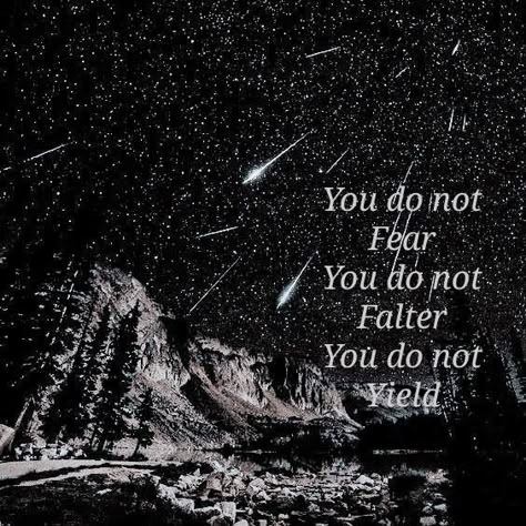 "You do not Fear, you do not Falter, you do not Yield" Acowar Do Not Fear Do Not Falter, Never Yield Tattoo, Aelin You Do Not Yield, You Do Not Falter You Do Not Yield, Acotar You Do Not Yield, You Do Not Yield Quote, Throne Of Glass You Do Not Yield, You Do Not Yield Tog, You Do Not Fear You Do Not Falter