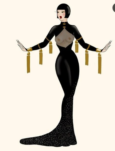 Cabaret Costume, Burlesque Fashion, Burlesque Outfit, Drag Queen Outfits, 1920 Fashion, Burlesque Costumes, Runway Fashion Couture, Art Deco Poster, Deco Poster