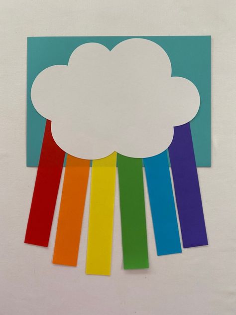 Rainbow Scissors Skills for Kids Rainbow Craft For Kindergarten, Rainbow Activity Preschool, Rainbow Activities Preschool, Rainbow Paper Craft, Rainbow Crafts Preschool, Homemade Games, Toddlers Crafts, Scissors Skills, Skills For Kids