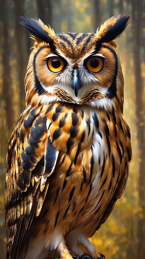 Owl Profile, Pictures Of Owls, Owl Art Painting, Wild Birds Photography, Owl Photography, Owl Artwork, Owl Images, Owl Wallpaper, Wild Animals Pictures