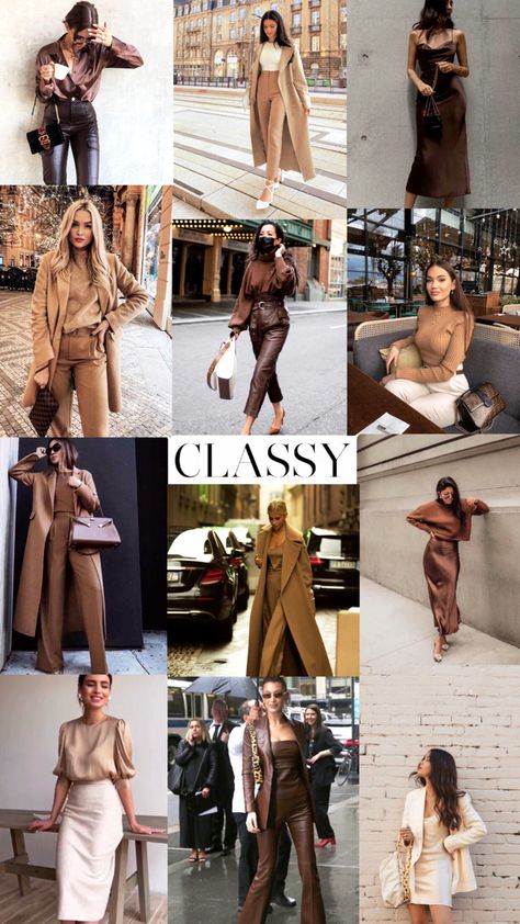 Nude Outfits Classy, Tan Outfit, How To Have Style, Collage Outfits, Nude Outfits, Monochromatic Fashion, Winter Fashion Outfits Casual, Fashion Capsule Wardrobe, Beige Outfit