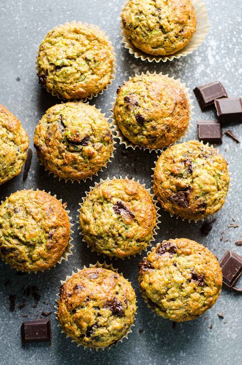 Zucchini Banana Muffins Recipes, Banana And Zucchini Muffins, Banana Carrot Zucchini Muffins, Banana Zucchini Muffins Healthy, Chocolate Zucchini Muffins Healthy, Zucchini Banana Muffins, Morning Glory Muffins Healthy, Maple Muffins, Carrot Zucchini Muffins