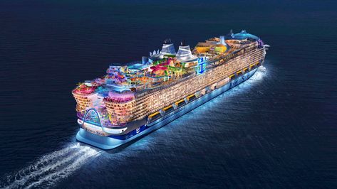 Icon Of The Seas, Biggest Cruise Ship, Taman Air, Royal Caribbean International, Western Caribbean, Floating City, Swim Up Bar, Island Destinations, Parc D'attraction