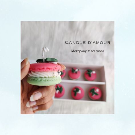 Candle d'amour™️|ArtisanCandle on Instagram: “NEW CHRISTMAS COLLECTION Introducing the new signature Merryway Macaroon Candles 🎅🏻🌲 They come in a special limited edition Christmas…” Dessert Candles, Christmas Collection, Macaroons, Limited Edition, Dessert, Candles, Christmas, On Instagram, Instagram