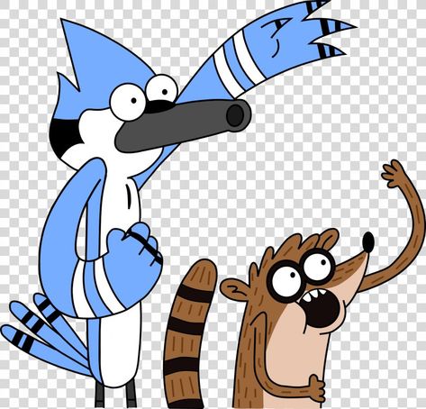 Regular Show Mordecai, Rigby Regular Show, Mordecai And Rigby, Cartoon Network Characters, Cartoon Download, Movie Nerd, Network Icon, Regular Show, Simple Canvas Paintings