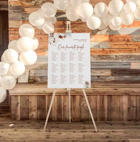 Boho Seating Chart Sign Seating Chart Template Our Favorite - Etsy Serbia Boho Bassinet, Baby Shower Duck, Duck Baby, Bridal Shower Welcome Sign, Welcome Poster, Shower Sign, Bridal Shower Signs, Mallard Duck, Baby Shower Welcome Sign