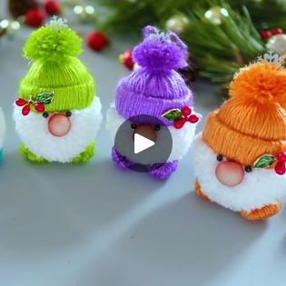 9.3M views · 133K reactions | Funny Yarn Gnomes | yarn | Funny Yarn Gnomes | By MiLena Handmade | Facebook Yarn Gnomes, Crafty Christmas Gifts, Christmas Crafts Diy Projects, Knitted Toys Free Patterns, Christmas Yarn, Paper Flower Decor, Christmas Decorations Diy Outdoor, Paper Flowers Craft, Christmas Card Crafts