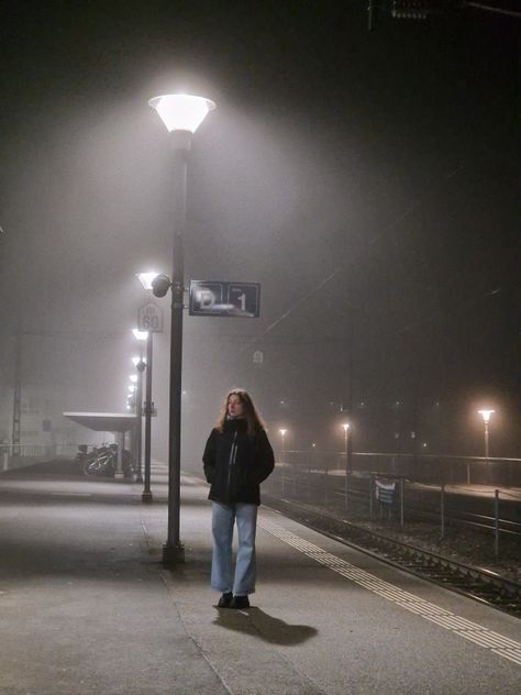 #photoshoot #fog #aesthetic #night #photoidea #photo #beautifulghost IG: 6eautifulgho2t Fog Photoshoot Ideas, Gloomy Day Photoshoot, Cloudy Day Photoshoot, Fog Photoshoot, A Misty Memory, Foggy Photography, Foggy Photoshoot, Oh Who Is She, Fog Aesthetic