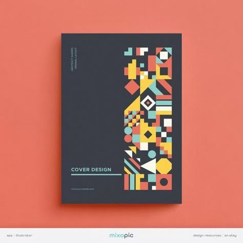 Cover Design Inspiration, Geometric Poster, Brochure Cover, Luxury Business, Business Logo Design, Geometric Abstract, Professional Services, Graphic Design Posters, Book Cover Design