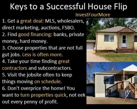 It takes money, education, connections, and determination to get through a house flip. I flipped my first house in 2001 and have since flipped more than 180 houses. How to finance flips, how to find flips, how to buy with no money, how to repair flips and how to sell flips. How To Start Flipping Houses, Flip Houses How To Start, Fix And Flip Houses Ideas, How To Flip A House, House Flipping For Beginners, Flipping Houses For Beginners, Airbnb Arbitrage, House Flipping Business, Flipping Homes