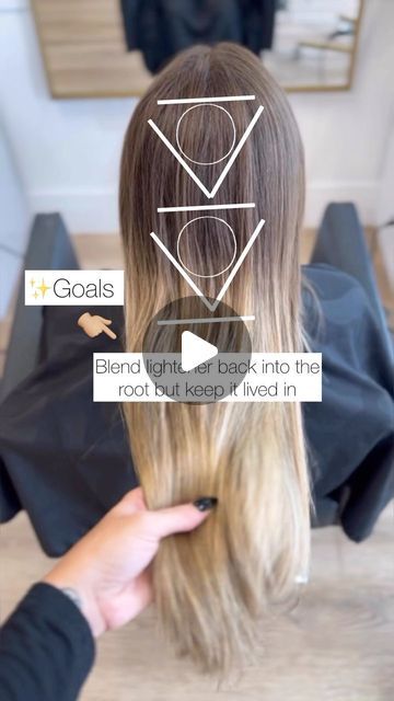 6 Foil Highlights, Highlights Sectioning Hair, Diy Face Frame Highlights, Hair Highlighting Techniques, Halo Placement Hair Color, Ombre Placement Techniques, Diy Blonde Balayage At Home, Foil Placement Techniques Pattern Low Lights, Highlight Sectioning