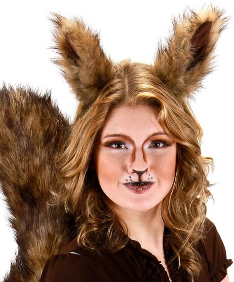 AmazonSmile: elope Deluxe Oversized Squirrel Ears Headband Brown: Clothing Cindy Lou Who Costume, Who Costume, Squirrel Costume, Fox Makeup, Animal Makeup, Cindy Lou Who, Makeup Books, Face Paint Makeup, Cindy Lou