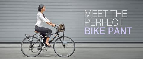 The Perfect Bike Pant | Indiegogo | $99 Biking To Work, Bike To Work, Urban Bicycle, Bike Pants, Go Ride, Biking Outfit, Cycle Chic, Bike Photo, Commuter Bike