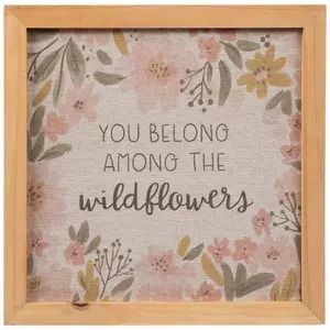 Hobby Lobby Hobby Lobby Nursery, Wild Flower Nursery, Wildflower Decor, Among The Wildflowers, Hobby Lobby Decor, Wall Decor Hobby Lobby, Girls Wall Decor, Wildflower Baby Shower, Decor Quotes