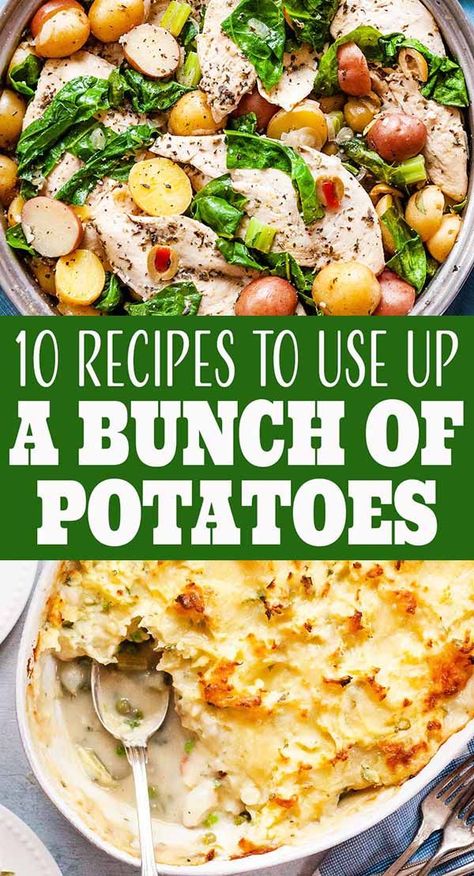 Dinners With Russet Potatoes, Recipe With Russet Potatoes, Use Up Potatoes, Sack Of Potatoes, Potato Recipes Crockpot, Russet Potato Recipes, Easy Scalloped Potatoes Recipe, Scalloped Potatoes Easy, Potato Wedges Recipe