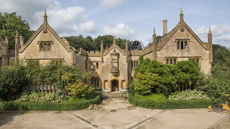 This English country manor in Dorset was gutted by a fire last year English Manor Houses Country Estate, English House Design, English Mansion, English Country Manor, English Estate, English Manor Houses, Country Manor, Castles In England, Riding Arenas