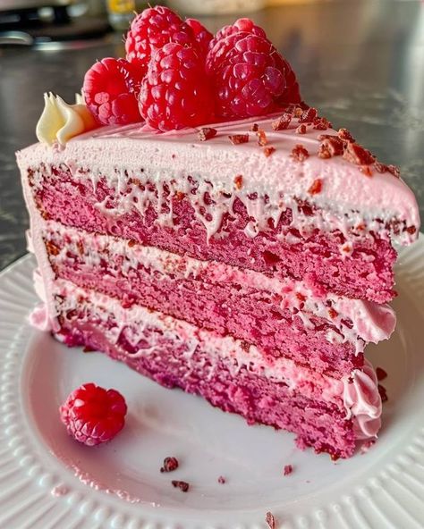 Pink Velvet Cake, Pink Velvet Cakes, Raspberry Pink, Velvet Cake, Pink Velvet, Cake Recipes, Raspberry, Velvet, Cake