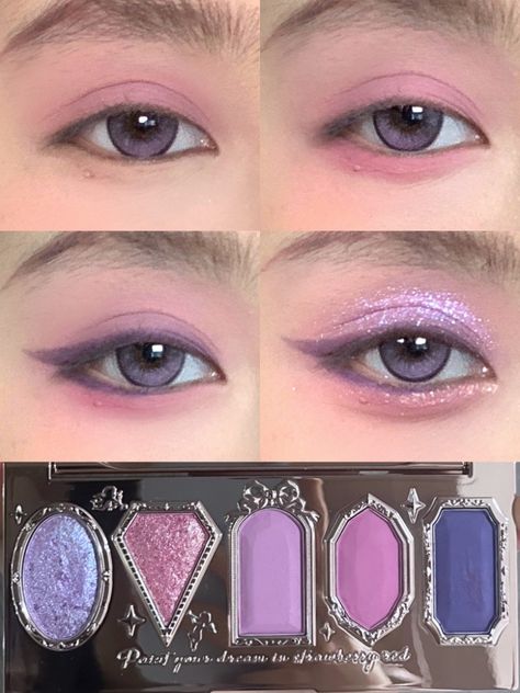 From soft lavender tones to deep plum accents, embrace the elegance of this captivating color palette. Let your eyes sparkle with amethyst-inspired shadows, while a touch of lilac blush adds a hint of ethereal charm💗

#flowerknows #PurpleMakeup #NewBeautyStatement #InspirationExplore Soft Purple Makeup, Plum Eye Makeup, Skin Tone Makeup, Neutral Skin Tone, Purple Blush, Purple Eye Makeup, Artist Tips, Makeup Artist Tips, Purple Makeup