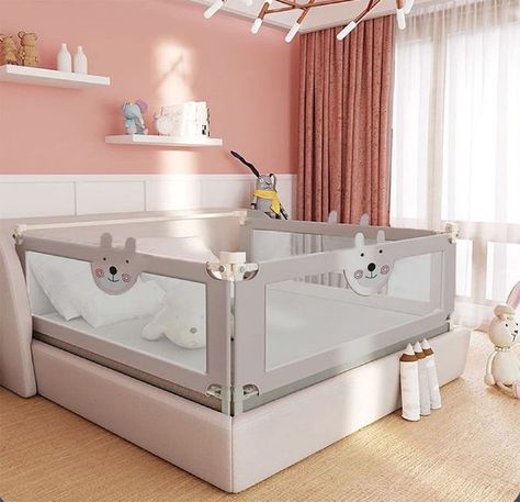 Mar 30, 2023 - Amazon.com: RDHOME 47" Bed Rails for Toddlers Vertical Lifting Bed Guardrail for Kids, Extra Tall Collapsible Baby Bed Rail Guards Fits Three Quarters Bed(1 Side) : Everything Else Safety Bed, Bed Guard, Bed Rails For Toddlers, Rail Guard, Cama King Size, Baby Playpen, Bed Rail, Baby Room Inspiration, Kids Bed