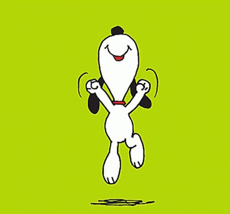 Happysnoopy GIF - Happysnoopy Snoopy - Discover & Share GIFs Snoopy Dancing Gif, Excited Reaction Pic Cartoon, Happy Gifs Cute, Snoopy Happy Dance Gif, Snoopy Happy New Year, Happy Dance Gif, Snoopy Gifs, Gifs Snoopy, Snoopy Gif