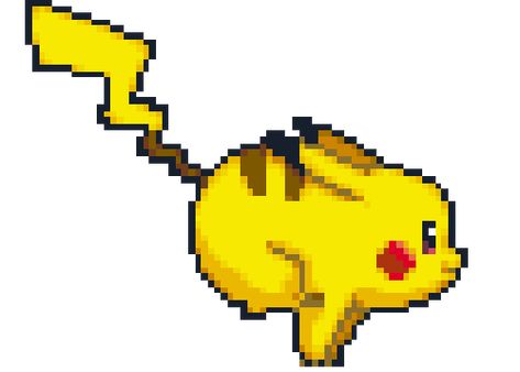 Pikachu Sprite, Pikachu Cross Stitch, Pixel Kawaii, Pixel Art Gif, Gif Pixel, Pikachu Pikachu, Pokemon Sprites, Pixel Art Pokemon, Pokemon Gif