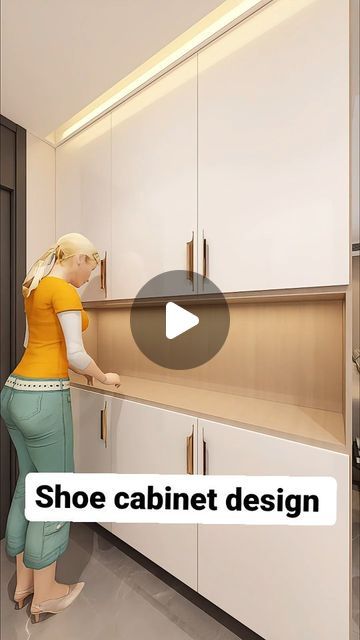 Wardrobe Design For Shoes, Entrance Cabinet With Mirror, Modern Shoes Cabinet Design, Shoe Rack Entrance Design, Entrance Cabinet Design Entryway, Entrance Shoe Cabinet Design, Shoe Cabinet Design Entryway, Shallow Shoe Cabinet, Foyer Shoe Rack Designs