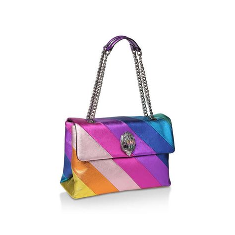 Kurt Geiger Rainbow Bag, Kurt Geiger Kensington Bag, Bolsas Kurt Geiger, Rainbow Purses, Trendy Purses, Rainbow Bag, London Bags, Girly Bags, Colorful Bags