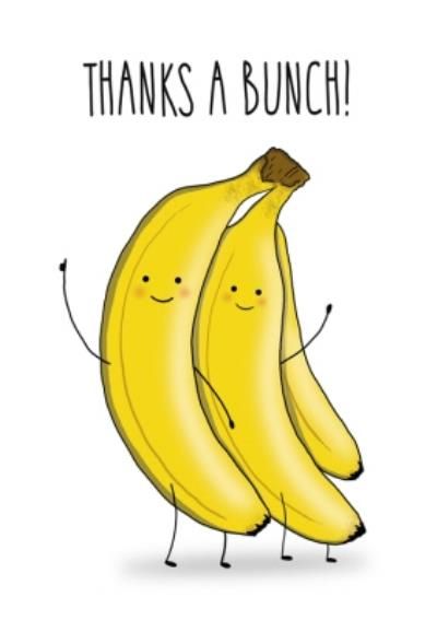 Thank You Puns, Kids Lunch Box Notes, Personalised Thank You Cards, Banana Funny, Punny Jokes, Heartfelt Thanks, Cute Thank You Cards, Giant Card, Cute Puns