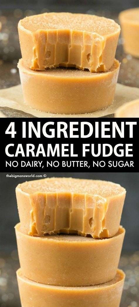 Caramel Fudge Recipe, Healthy Salted Caramel, Vegan Fudge Recipes, Paleo Fudge, Dairy Free Fudge, Sugar Free Fudge, Healthy Fudge, Gluten Free Fudge, Vegan Fudge