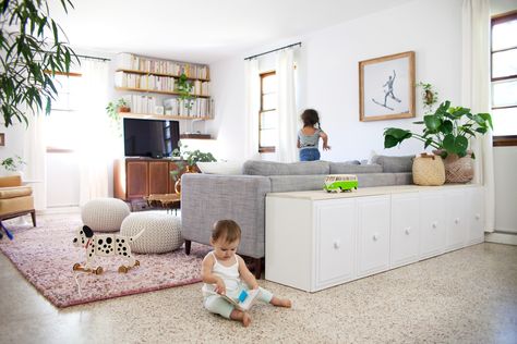 Toy Storage Furniture, Living Room Toy Storage, Kid Friendly Living Room, Toy Cabinet, Modern Hollywood Regency, Unanswered Questions, Ikea Living Room, Multipurpose Furniture, A Beautiful Mess