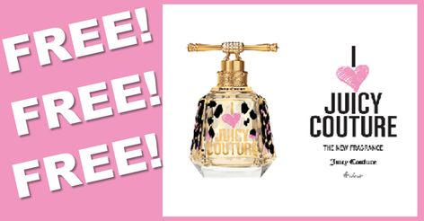 Free Perfume Sample By Mail Of Juicy Couture Fragrances Best Oil Perfumes For Ladies, Popular Women’s Perfumes, I Love Juicy Couture Perfume, Fragrance Free Makeup, Free Perfume Sample, Juicy Couture Gold Perfume, Free Sample Boxes, Free Mail, Get Free Stuff Online