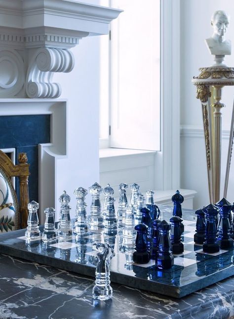 Baccarat Chess set. Luxury Chess Board, Glass Chess Aesthetic, Aesthetic Chess Set, Aesthetic Chess Board, Cool Chess Sets, Chess Board Aesthetic, Glass Chess Board, Glass Chess Set, Glass Chess