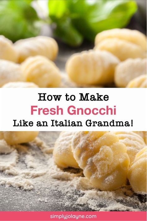 how to make fresh gnocchi Fluffy Gnocchi Recipe, Homemade Gnocci, Potato Pillow, Gnocchi From Scratch, Fresh Gnocchi, Homemade Potato Gnocchi, Make Gnocchi, Gnocchi Recipes Easy, Gnocchi Recipes Homemade