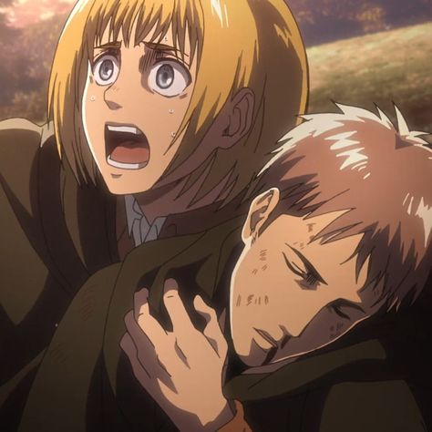 Armin And Jean, Armin Arlert Icons, Attack On Titan Icons, Eren X Armin, Cottagecore Wallpaper, Attack On Titan Jean, Jean Kirstein, Jean Kirschtein, Apple Bottom Jeans