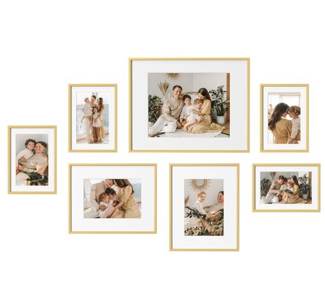 PRICES MAY VARY. Aluminum Photo Frames: Crafted from durable and lightweight aluminum, our metal picture frames provide a modern, rustic look while ensuring long-lasting use. The sleek finish adds a touch of elegance to any setting. Display Photo Sizes: The photo collage frame for wall can display two sizes photos. 5x7 inches frame can display 4x6 inches photos with mat or 5x7 inches without mat, 8x10 inches frame can display 5x7 inches photos with mat or 8x10 inches without mat, 11x14 inches fr Wedding Photo Decor, 1960s Apartment, Large Flower Wall Art, Canvas Photo Wall, Modern Family Room Design, Photo Frames For Wall, Large Flower Wall, Family Photo Gallery Wall, Picture Frames Collage