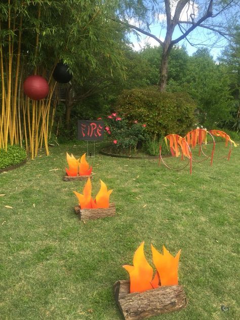 Obstacle Course Party, Lego Ninjago Party, Lego Ninjago Birthday, Ninjago Birthday Party, Kids Obstacle Course, Ninja Birthday Parties, Fireman Party, Fireman Birthday, Firefighter Party