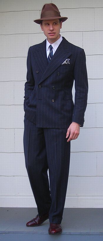 vintage 1930s chalkstripe double breasted men's suit Celebrities, Double Breasted, Double Breasted Suit, Double Breasted Suit Jacket, Mens Suits, Suit Jacket