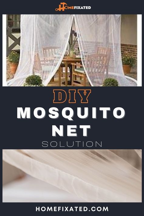 It's mosquito season and that means you need a mosquito solution. Try this DIY solution mosquito net. Ruins, Diy Mosquito Net, Nice Steak Dinner, Mosquito Net Diy, Apartment Deck, Best Mosquito Repellent, Fly Zapper, Diy Magnets, Mosquito Net