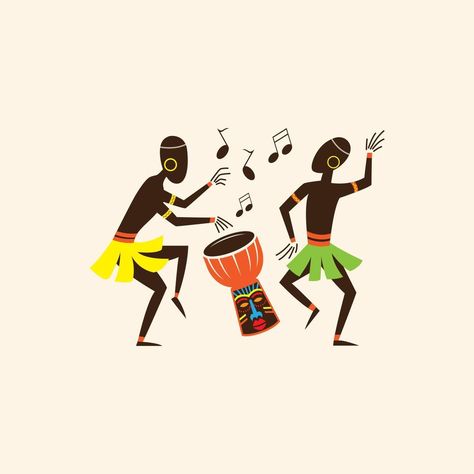 african ethnic dance African Music Art, African Man Art, Nigeria Dance, African Dance Art, African Clipart, Dance Graphic Design, African Cartoon, Africa Dance, African Festival