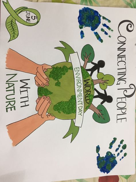 Posters On Save Environment, Environment Related Posters, Environmental Day Poster Drawing, Poster Making On Environment Day, Posters For Environment Day, World Environment Day Poster Ideas, Environment Day Poster Ideas Easy, Drawing On World Environment Day, World Earth Day Poster Drawing