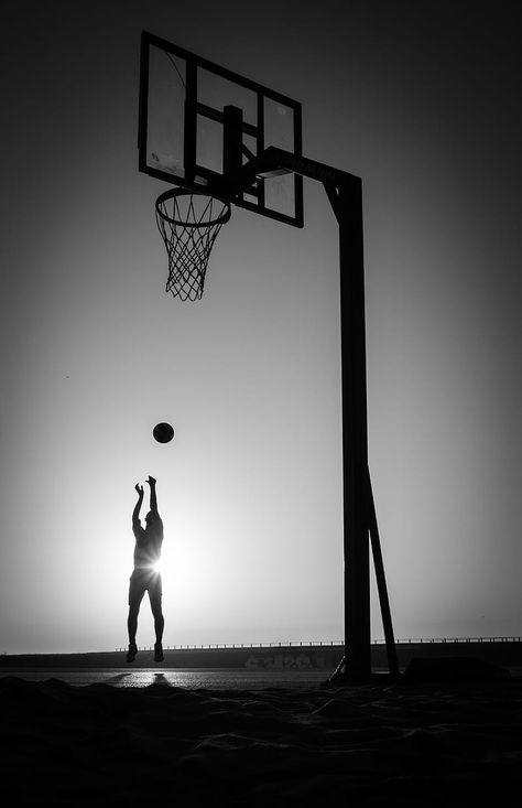 silhouette, jump, ball, basketball, sport, black and white, HD phone wallpaper Basketball Inspiration, Cool Basketball Wallpapers, Basketball Board, Basketball Senior Pictures, Computer Wallpaper Hd, Ball Basketball, Gym Photography, Live The Moment, Street Basketball