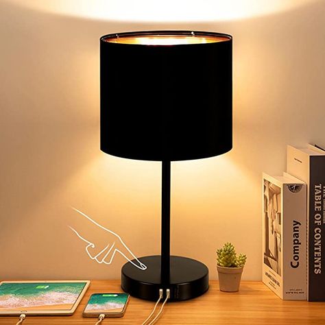 Black Bedside Lamp, Nightstand Lights, Modern Bedside Table Lamps, Lamp Nightstand, Bedroom Lamps Nightstand, Table Pendant Light, Rustic Floor Lamps, Lights For Living Room, Nightstand Light