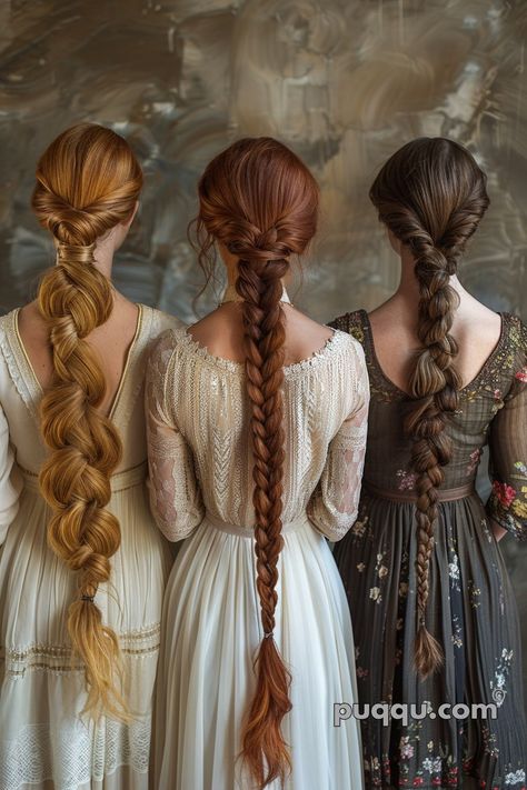 How to Fishtail Braid: A Step-by-Step Guide - Puqqu 1600s Hairstyles Woman, Braided Hairstyles Fishtail, Peasant Hairstyles, Dressy Braids, Fishtail Braid How To, Braided Hair Wedding, Empress Hairstyles, Complex Braids, Intricate Braided Hairstyles