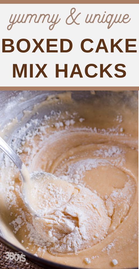 Add To Cake Mix Recipes, Cake Mix Hacks Ideas, Instant Pudding Cake Mix Recipe, Pudding In Cake Mix Recipes, White Cake Box Recipes, German Chocolate Box Cake Mix Hacks, Add Pudding Mix To Box Cake, Cake Mix Add Ins Boxes, Things To Make With Cake Mix Boxes