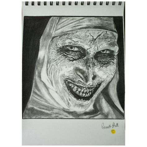 Realistic demon sketch... Valak sketch Valak Sketch, Realistic Monster Drawing, Male Sketch, Drawings, Art